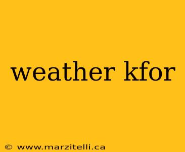 weather kfor