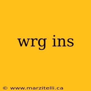 wrg ins