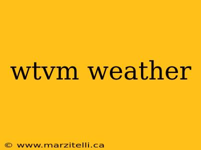 wtvm weather