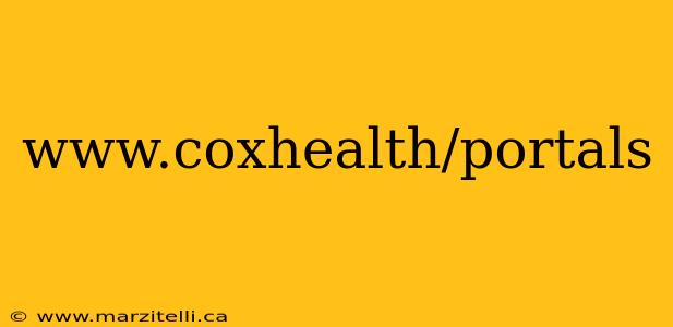 www.coxhealth/portals