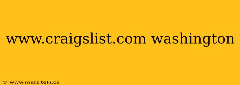 www.craigslist.com washington