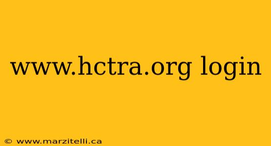 www.hctra.org login